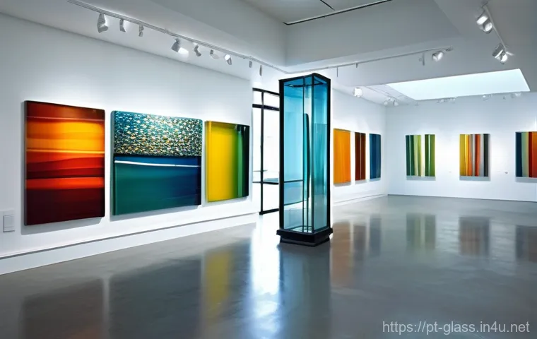 유리공예 도서 및 참고자료 추천 - 5 meters tall, standing on a simple white pedestal. The sculpture is composed of multiple layers of ...