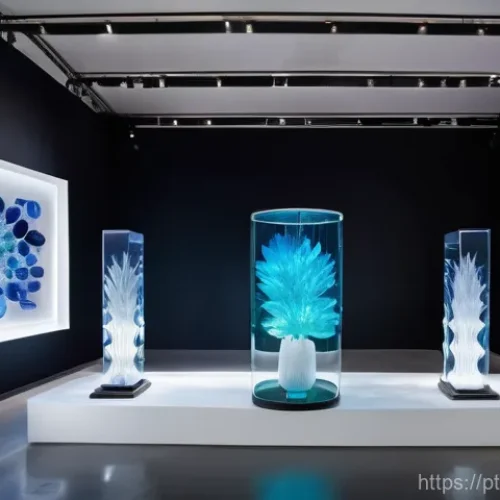 Home 28 유리공예 아트마켓 출품 전략 - **Prompt for Booth Presentation: "Design that Invites and Enchant"**
A beautifully illuminated a...