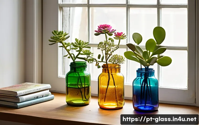 유리공예와 유리 리사이클링 관련 이미지 1